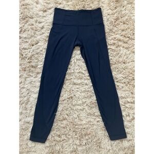 Athleta Navy Blue High Waist Workout Leggings‎ XS